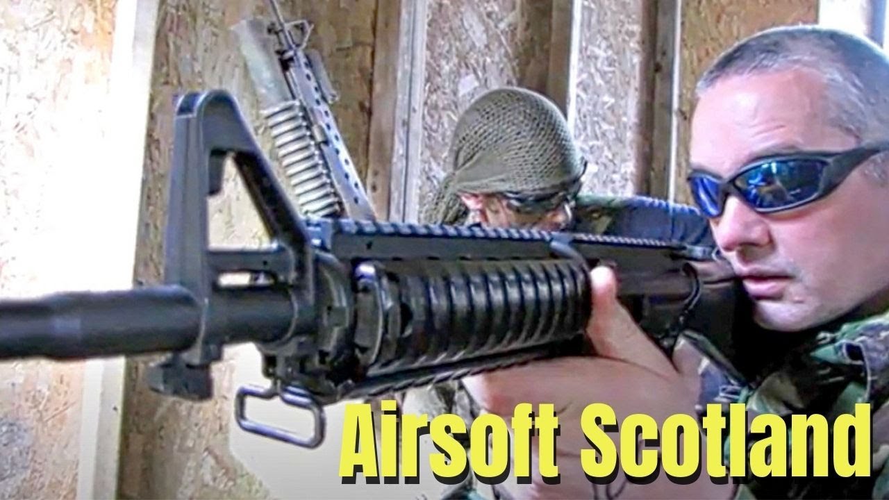NO BLIND FIRE!  Airsoft War at The Fort Scotland
