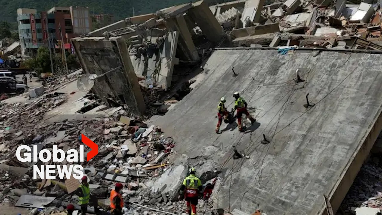 Venezuela government criticized for slow response amid frantic search for earthquake survivors