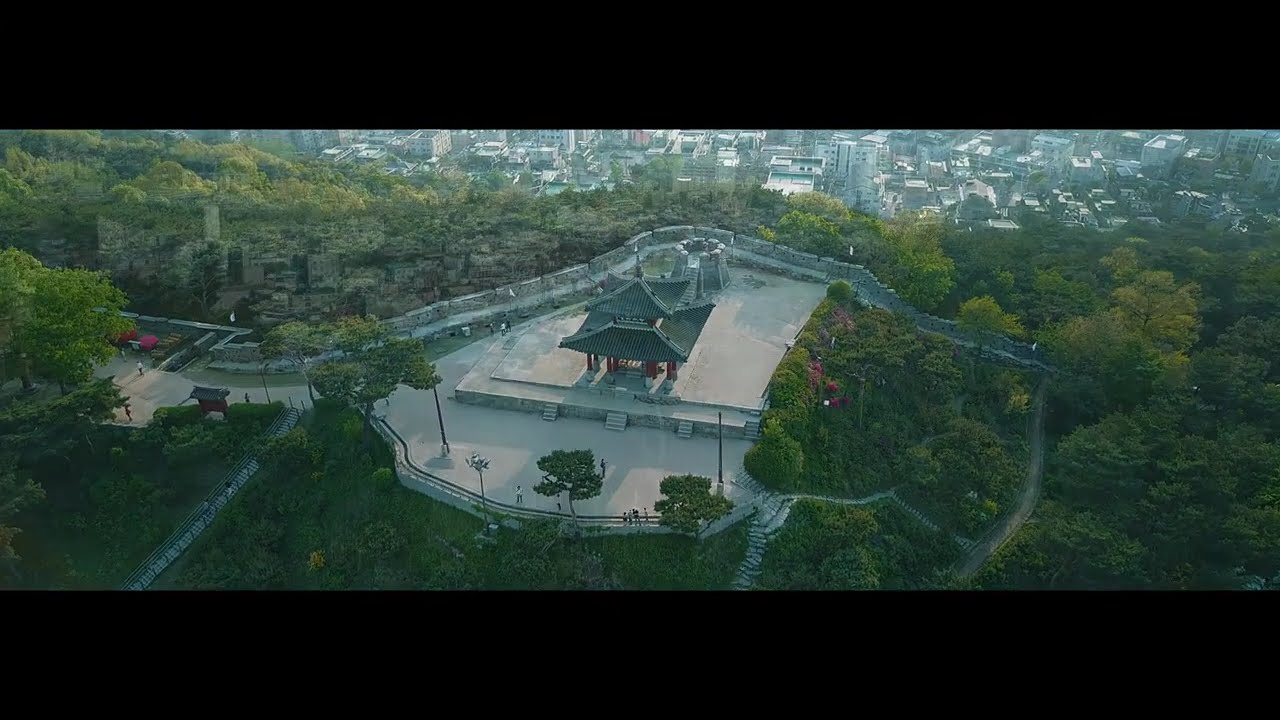 🛩️ 4K Paldalsan Mountain Drone: Suwon Hwaseong Fortress Panoramas Korea!