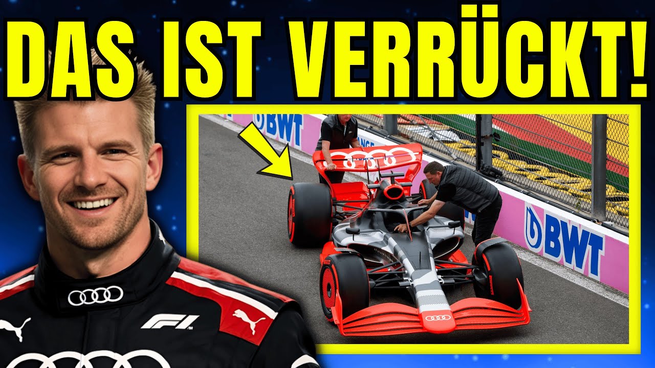 BOMBE IN F1! GEHEIME Bilder vom AUDI-Auto lecken und SCHOCKIEREN das Fahrerlager mit KRASSEM Design!