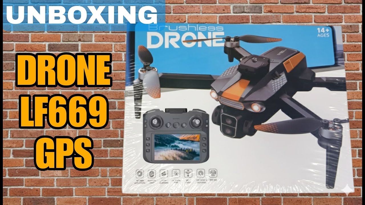 Unboxing Drone LF669 GPS