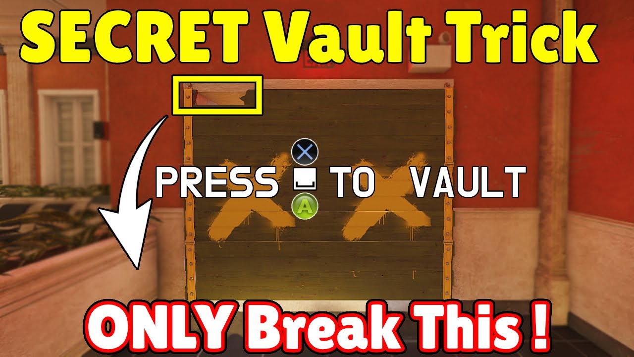 NEW * SECRET * Vault Trick Will Let You Make The CRAZIEST RUNOUTS EVER - Rainbow Six Siege