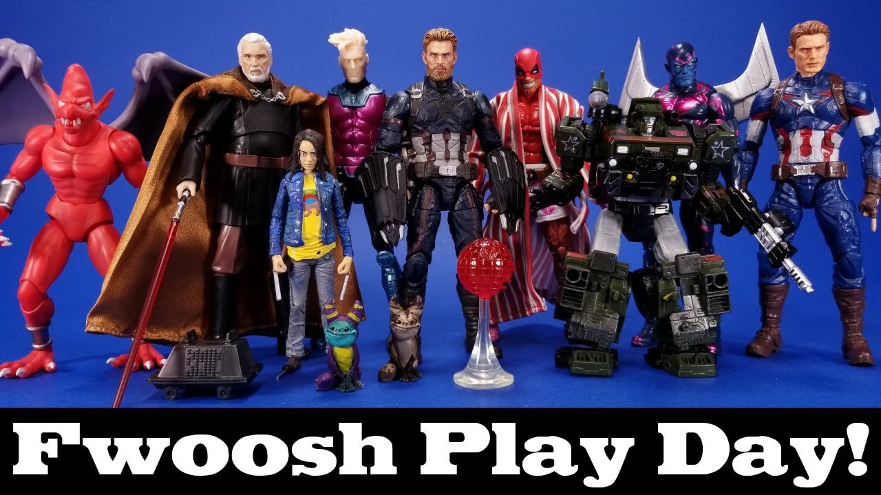 Fwoosh Play Day! Customs, 3D Prints, Third Party and Official Items for a 6-inch Display 05/15/19