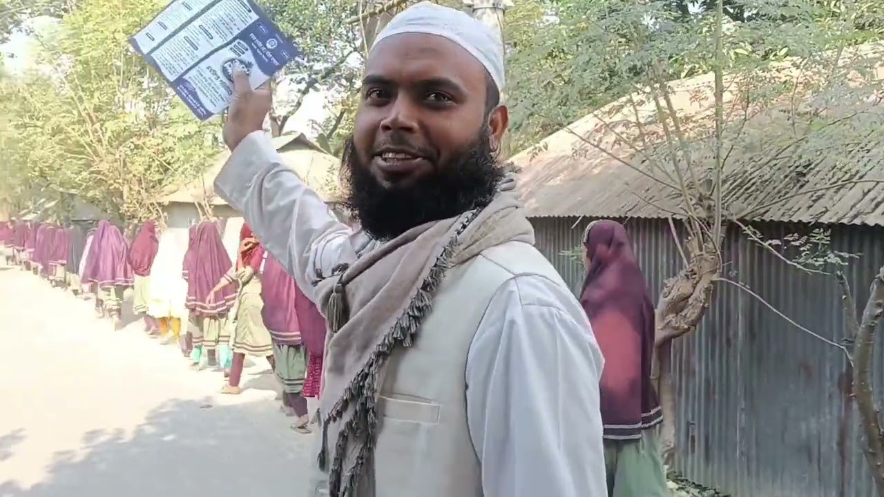 আমাদের মাদ্রাসার ছাত্র-ছাত্রীদেরকে নিয়ে রিলে বের হইলাম 