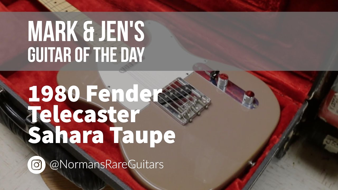 1980 Fender Telecaster Sahara Taupe | Guitar of the Day