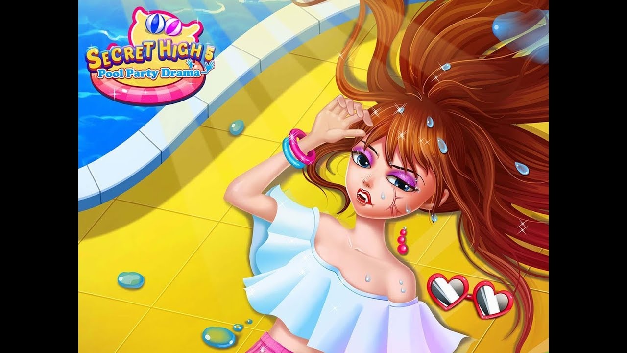 Secret High School Love Story 5 -The Pool Party - Beauty Salon Games