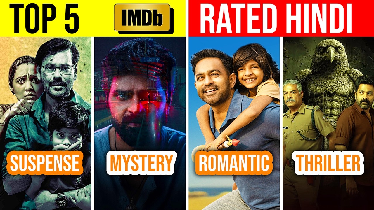 Top 5 Highest Rated South Indian Hindi Dubbed Movies on IMDb 2026 | Part 57