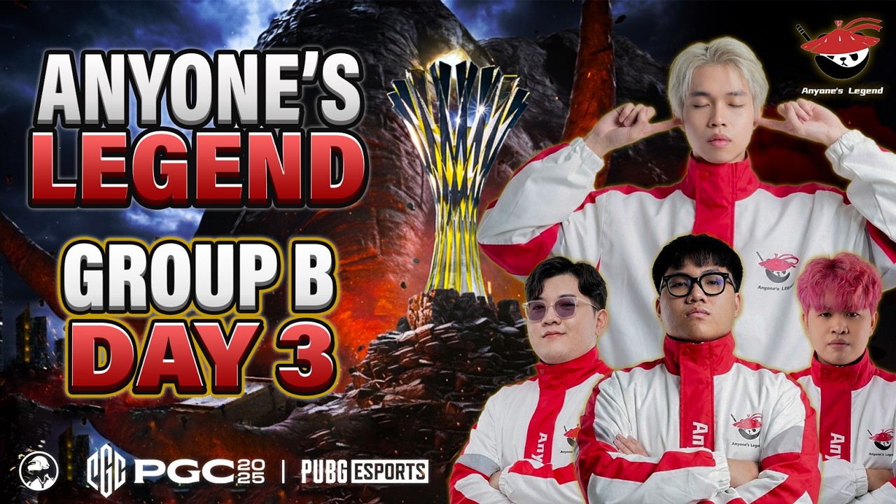 PGC 2025 | POV - Anyone's Legend | Group B DAY 3 | PUBG Pro-Player
