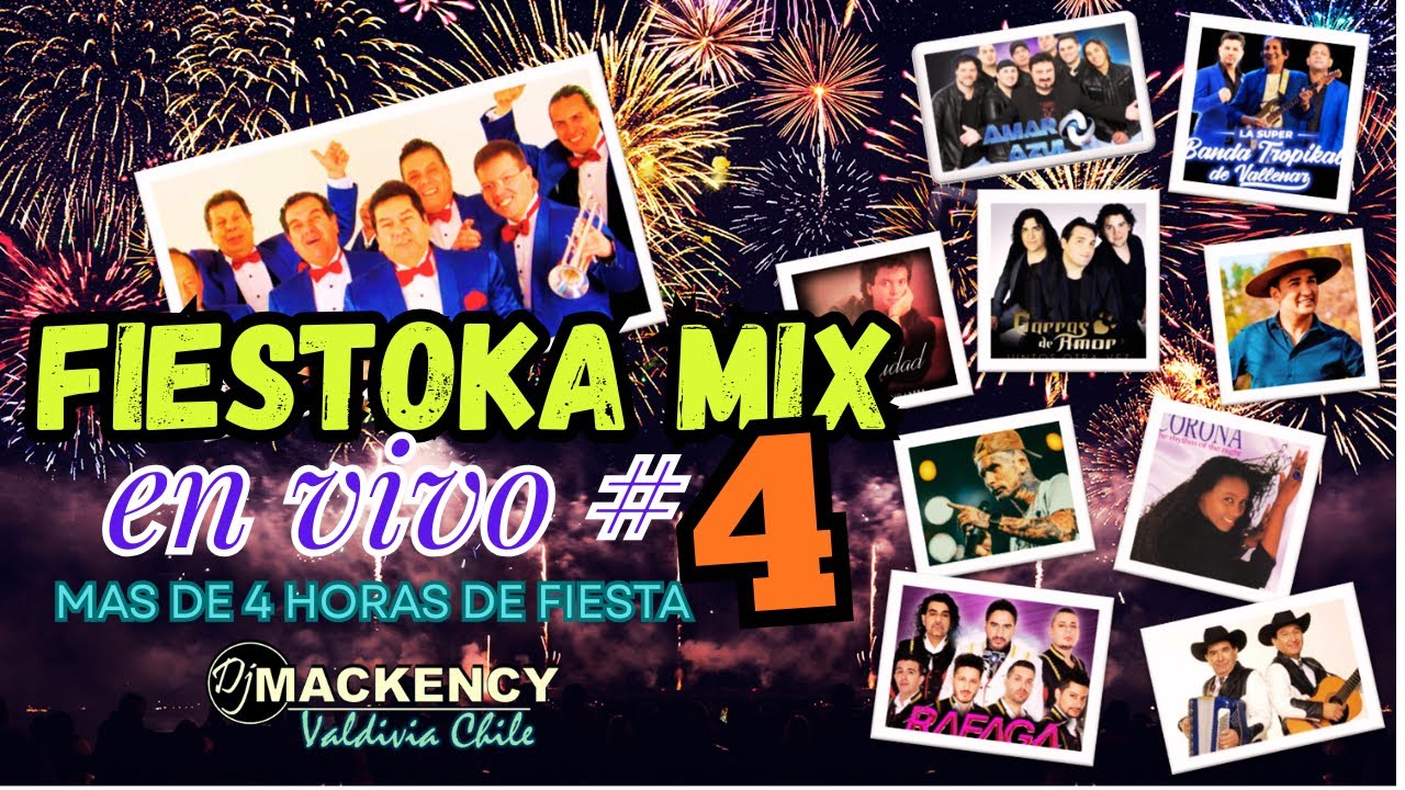 FIESTOKA MIX en vivo #4 Cumbia -  Rancheras - Pachanga - Latin pop - Kitsch y mas