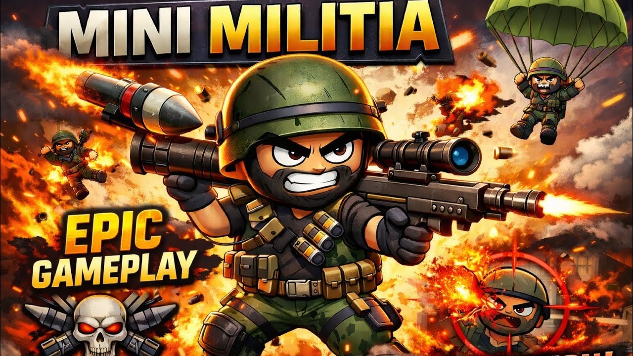 Mini Militia Extreme Close Fight Battle 🔥 Last Second Clutch