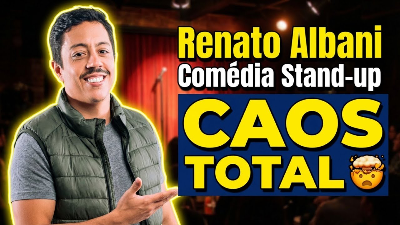 RENATO ALBANI TRANSFORMA CAOS EM COMÉDIA – STAND UP