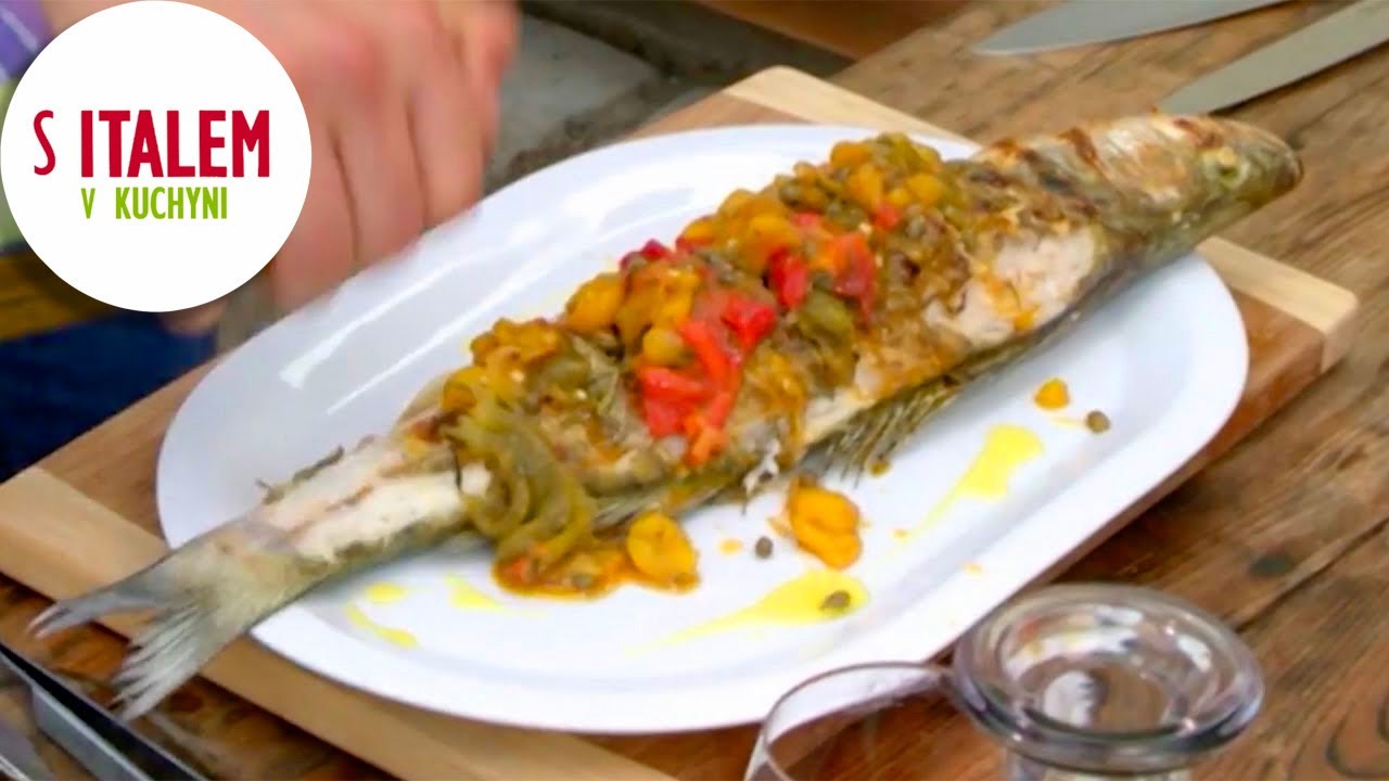 Candát na grilu s letní směsí: Zdravá a rychlá večeře (S Italem v kuchyni)