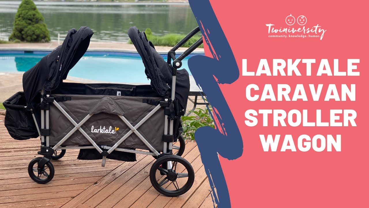 Обзор коляски-тележки Larktale Caravan — подходит ли она для близнецов?