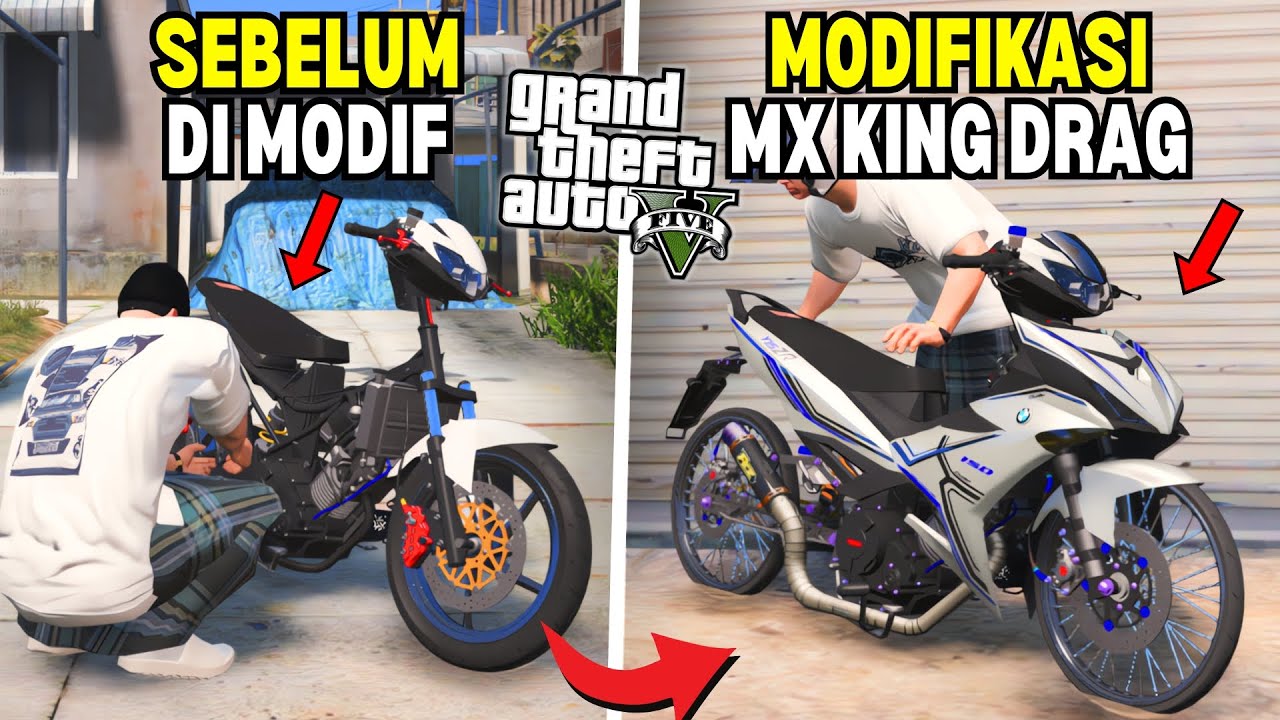 Aku Modifikasi Motor Drag Langka Untuk Ikut Balapan Drag di GTA 5 MOD
