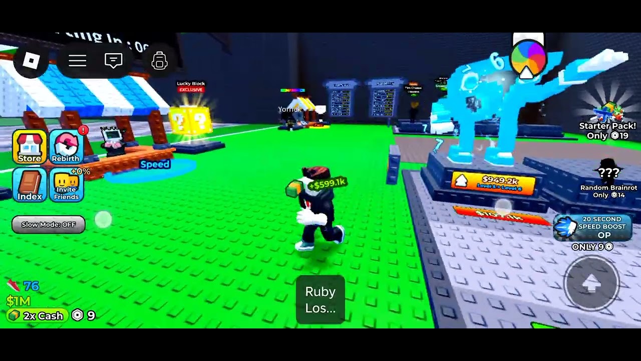 roblox aku lari kencang untuk brainrot 