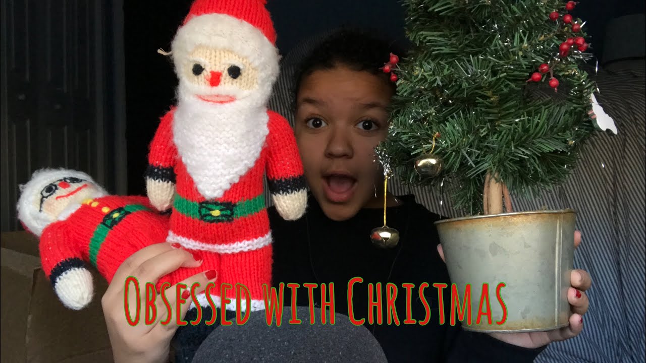 ASMR- obsessed with Christmas sister look at old decorations