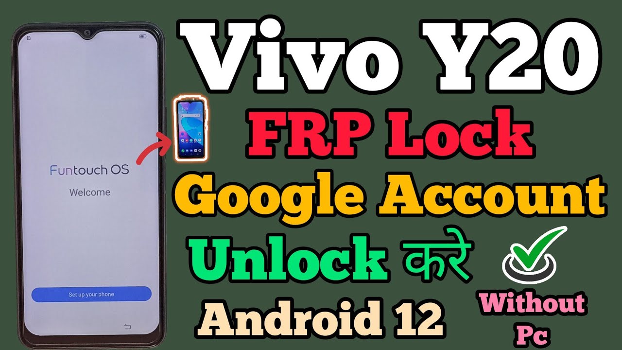 Vivo Y20 (V2029) | FRP Bypass | Android 12 | Google Account Bypass | Without Pc | Easy Method 2023..