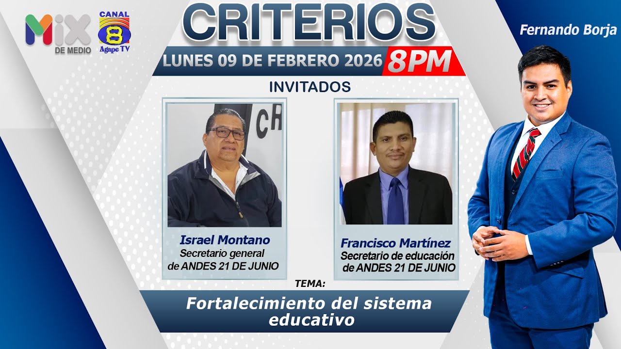 Fortalecimiento del sistema educativo en El Salvador | Criterios con ANDES 21 de Junio