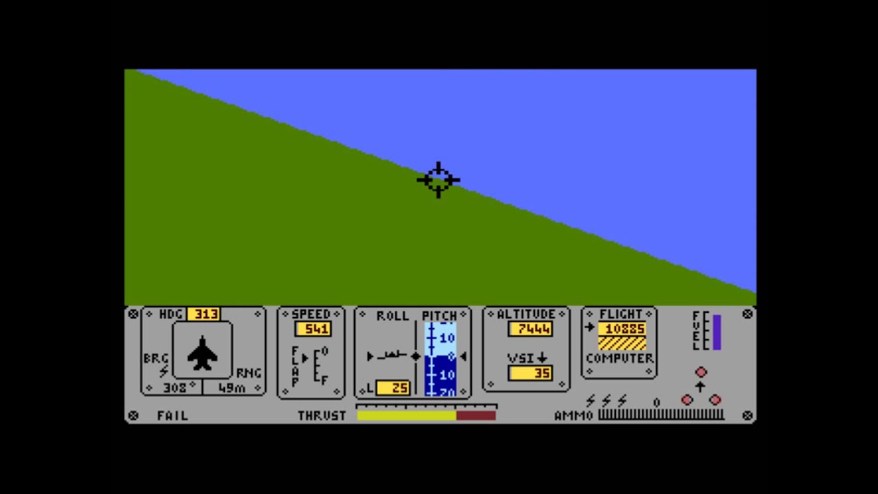 Fighter Pilot (Digital Integration) for the Atari 8-bit family