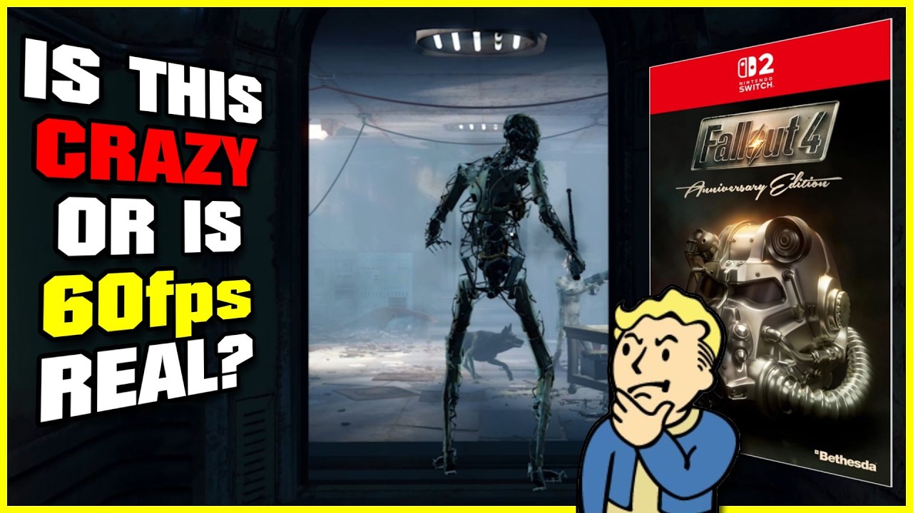Игра Fallout 4 на Switch 2 — Я что, с ума сошёл? 60 кадров в секунду или нет?!
