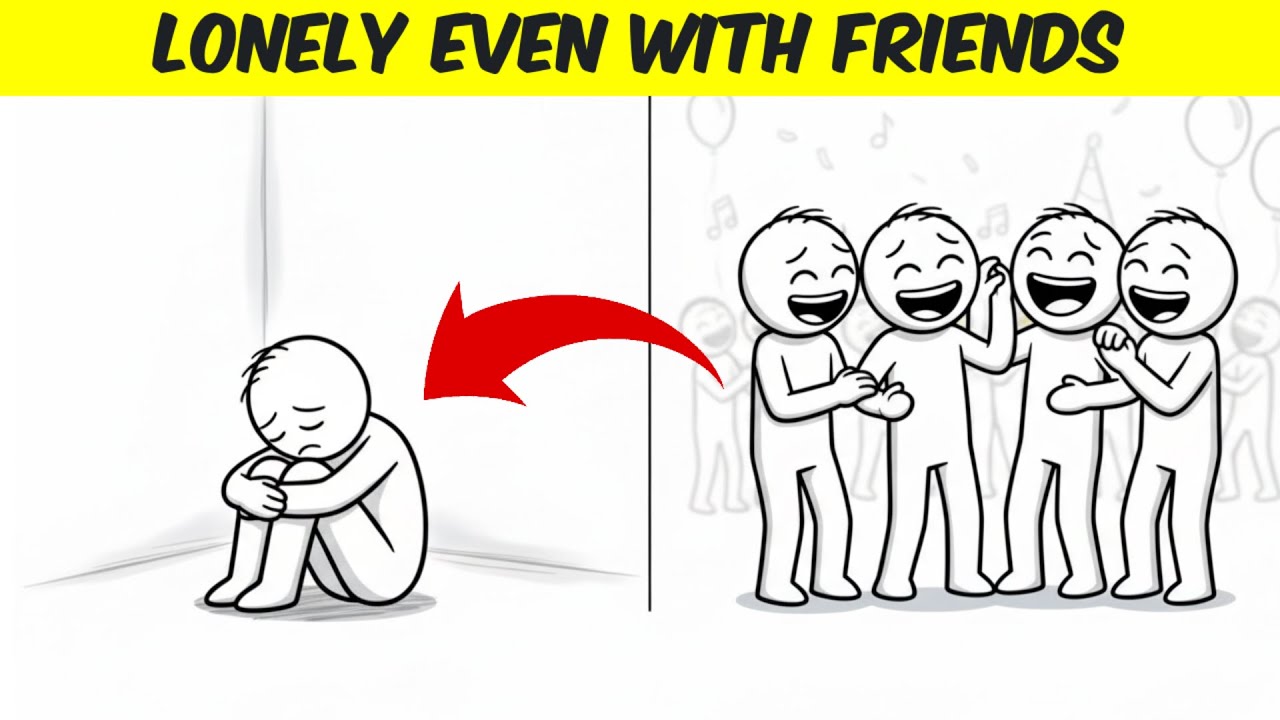 The Psychology of People Who Feel LONELY Even With Friends