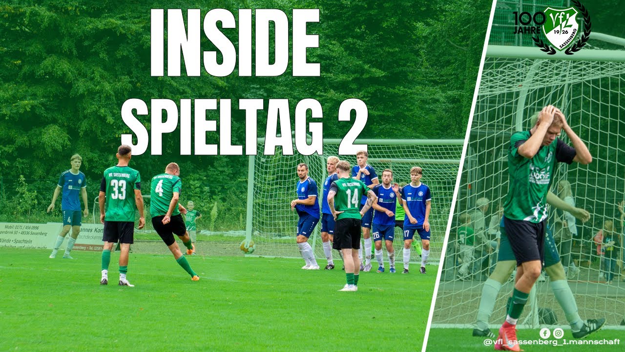 INSIDE SPIELTAG 2 – Saisoneröffnung beim VfL Sassenberg! 💚🤍