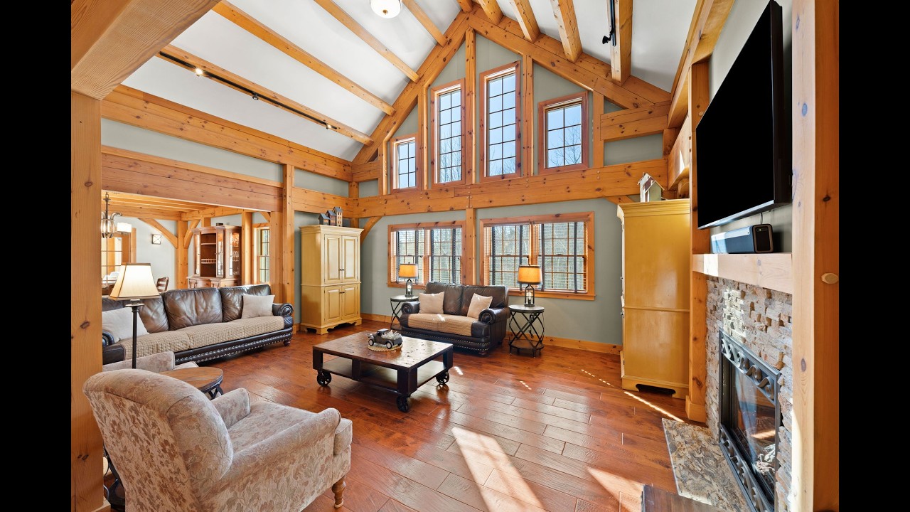 172 South Rd Deerfield, NH 03037.  Timber Frame Construction