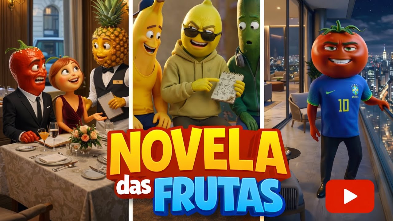 😱🔥 OLHA ESSA HIST&Oacute;RIA! HIST&Oacute;RIAS DAS FRUTAS!🍓🥑