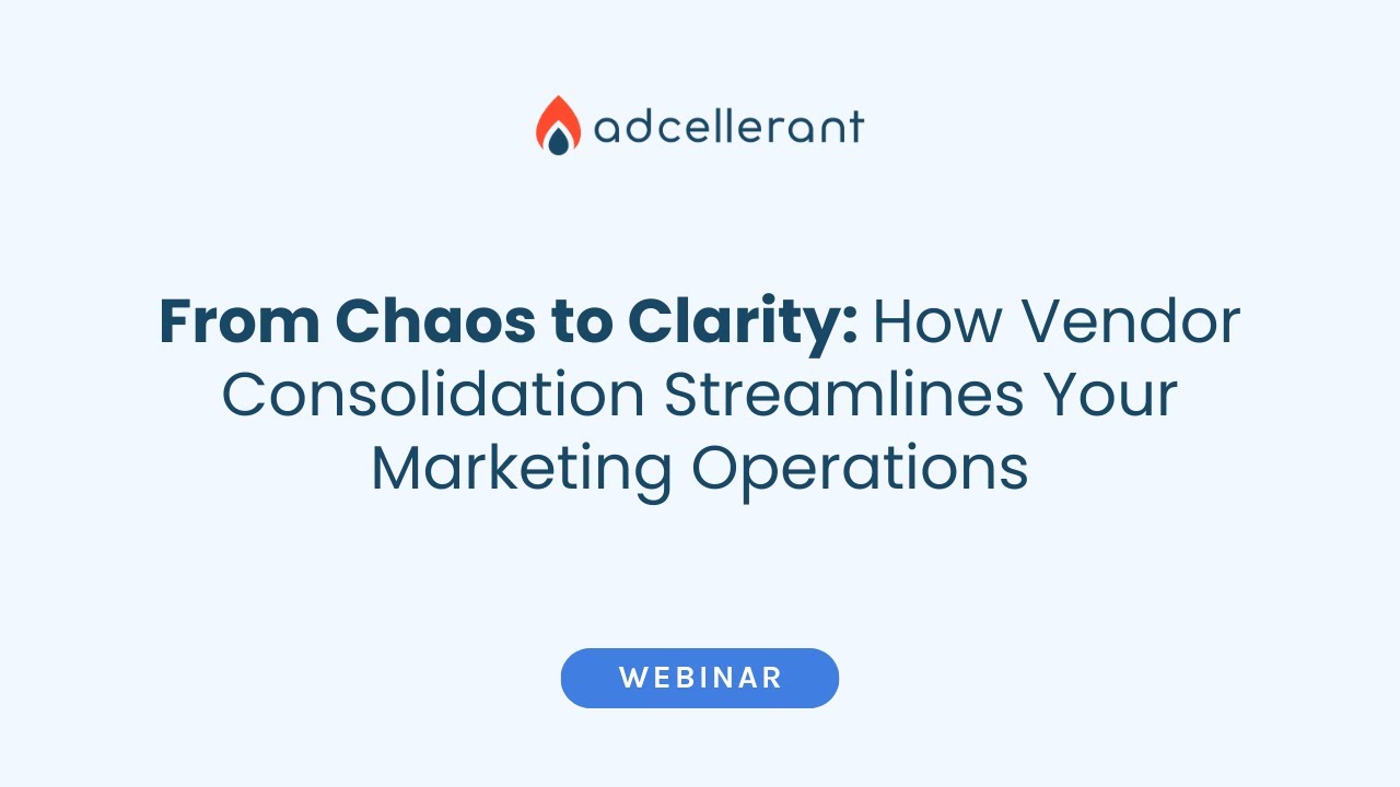 From Chaos to Clarity: How Vendor Consolidation Streamlines Your Marketing Operations