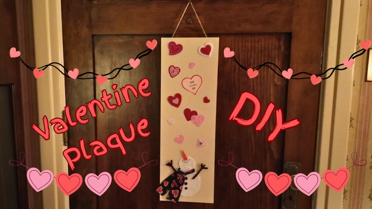 Turning Simple Supplies Into Valentine ‘Love Is In The Air’ Plaques 