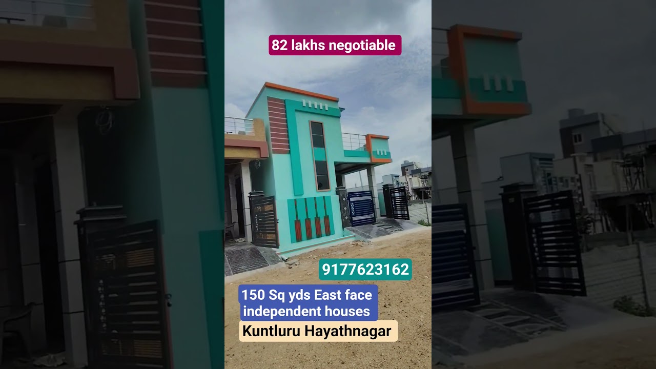 150 Sq yds East face house 2BHK 82 lakhs 