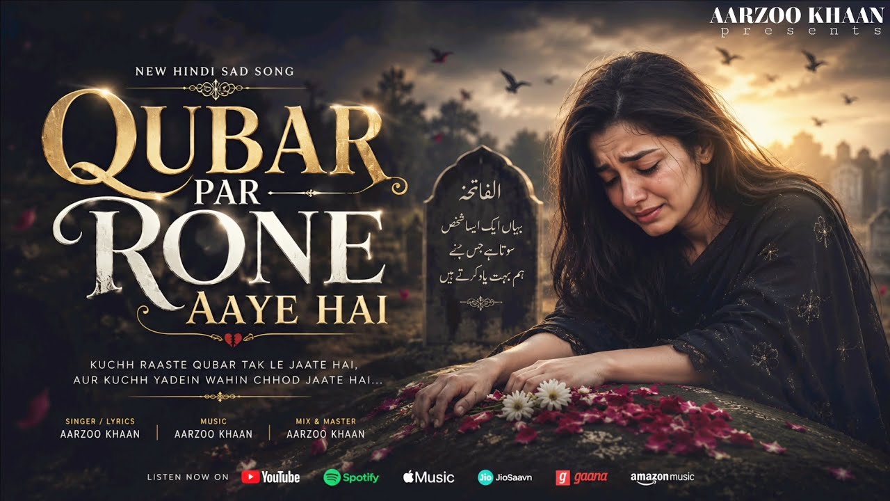 Qabar Par Rone Aaye Hai &ndash; Aarzoo Khaan | Emotional Hindi Sad Song | New Song 2026 | Sad Song