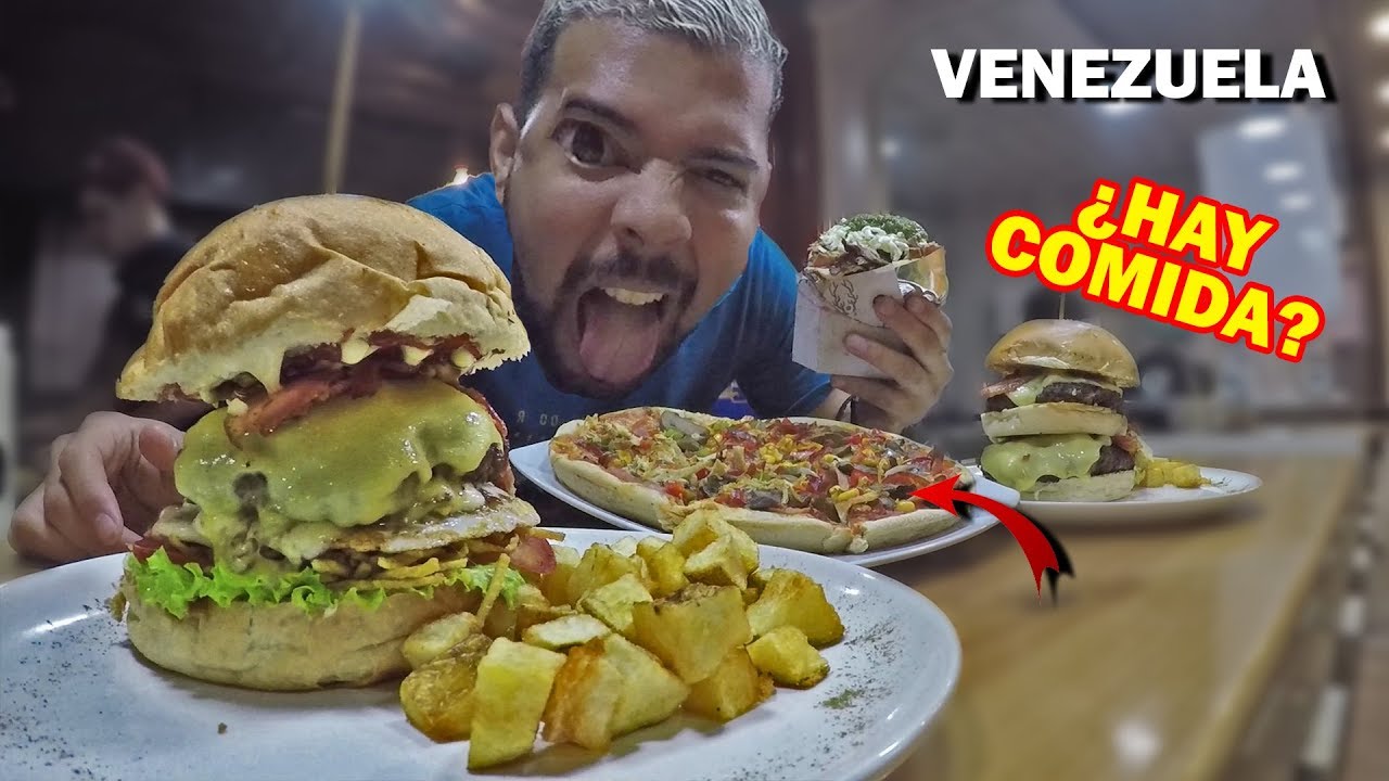 PROBANDO COMIDA CALLEJERA en TIEMPO CRISIS en VENEZUELA ¿Mala Calidad? / Regreso de MÉXICO
