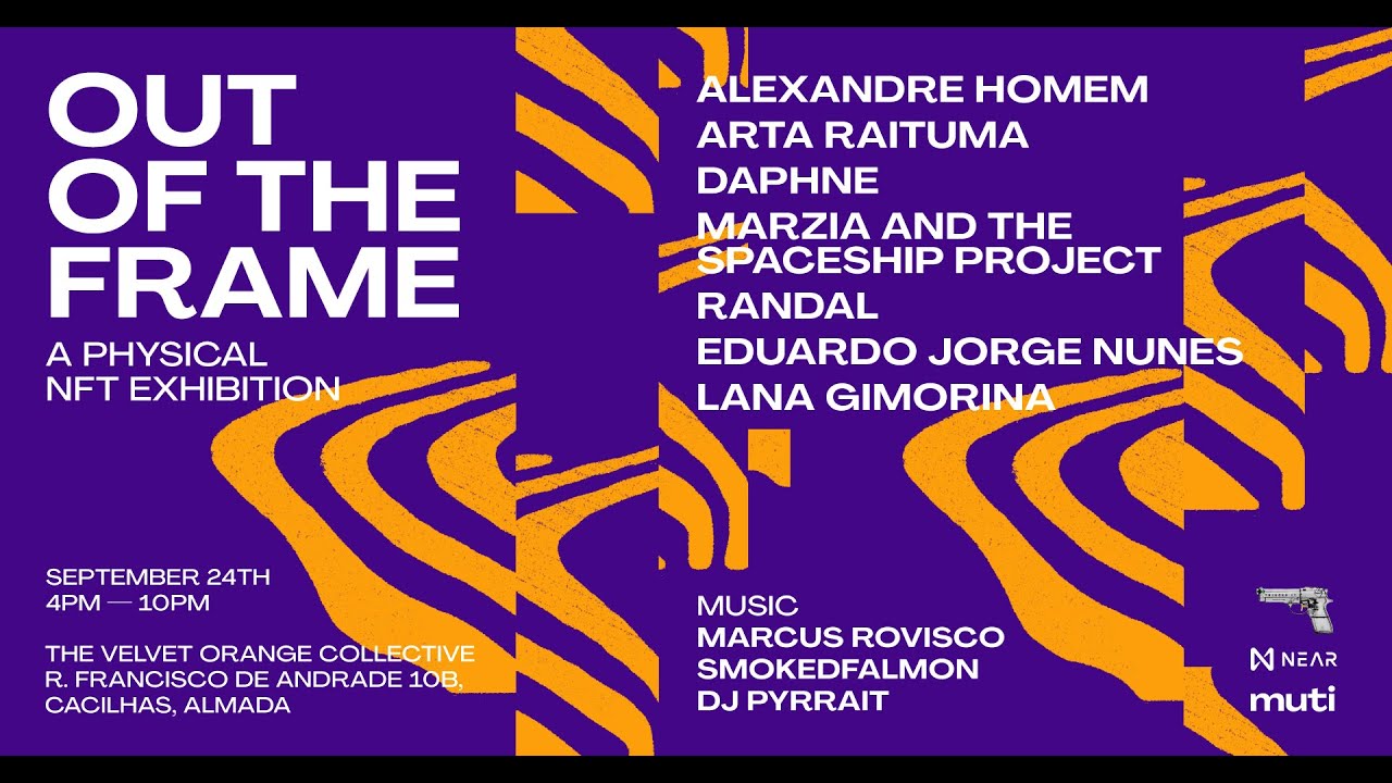 OUT OF THE FRAME:  A Physical NFT Exhibition (Aftermovie)