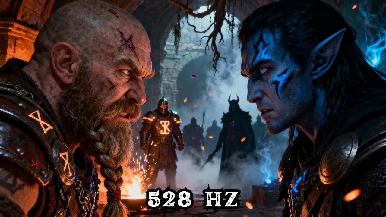 Nordic Fantasy Ambient | Dwarves & Dark Elves | 528 Hz for Creative Flow & Art Sessions