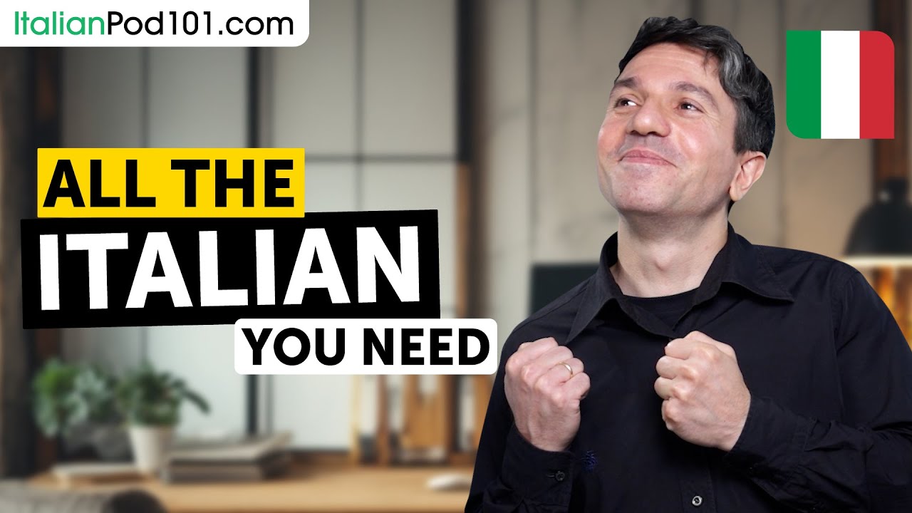 Learn Italian in 4 Hours - ALL the Italian Phrases You Need to Get Started