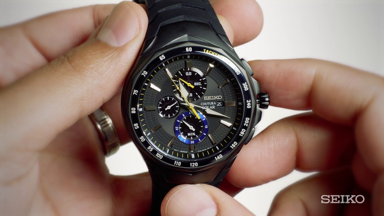 Seiko How To Video: Solar Chronograph with Caliber V176