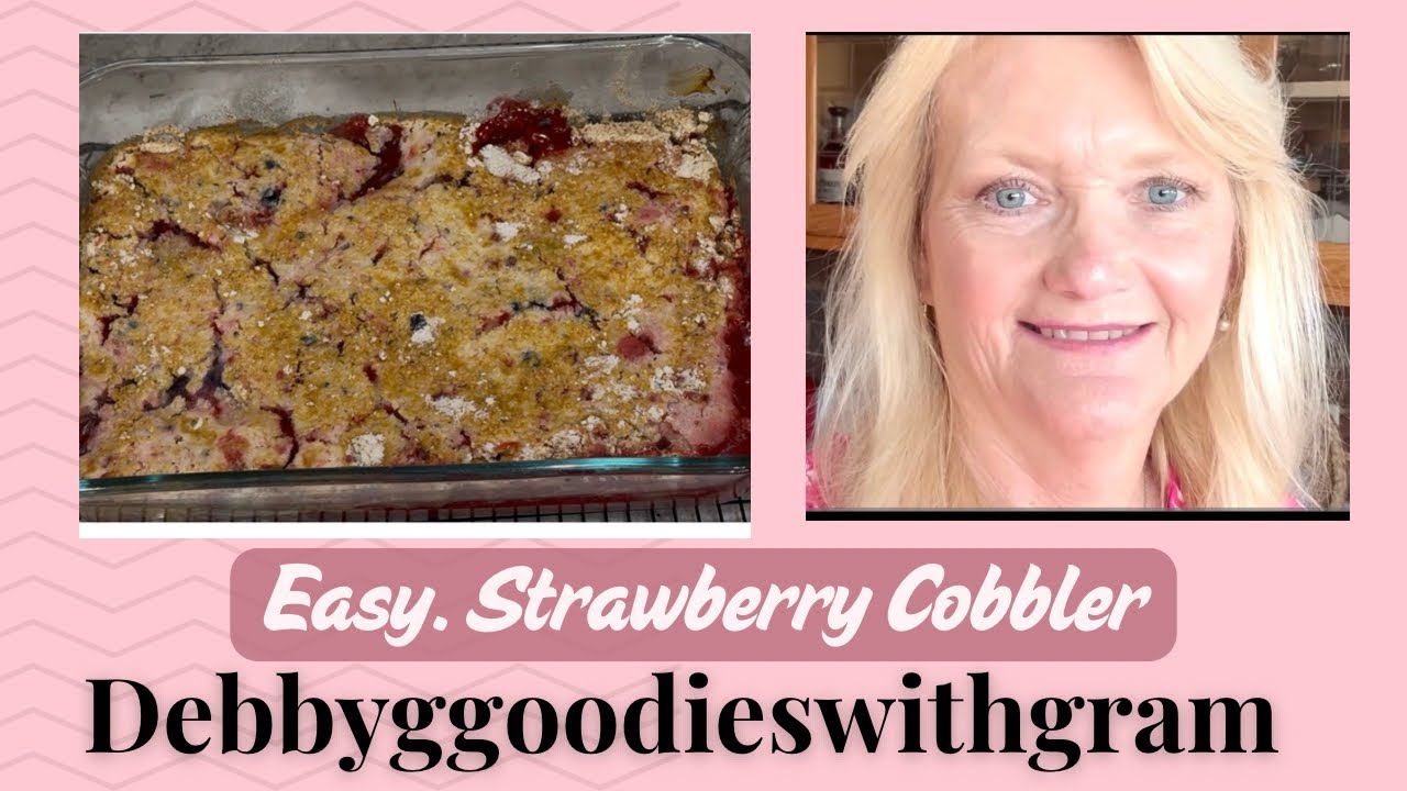 Easy Strawberry Cobbler