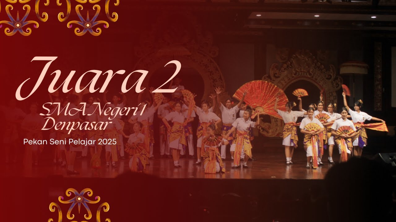 JUARA 2 PADUAN SUARA PEKAN SENI REMAJA (PSR) KOTA DENPASAR 2025 - SMAN 1 DENPASAR