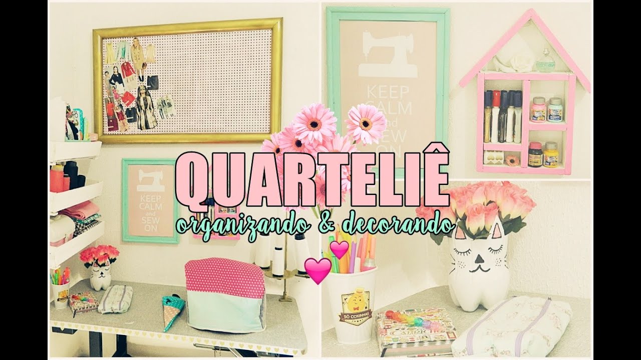 CANTINHO DA OVERLOCK | Organizando & Decorando ♥