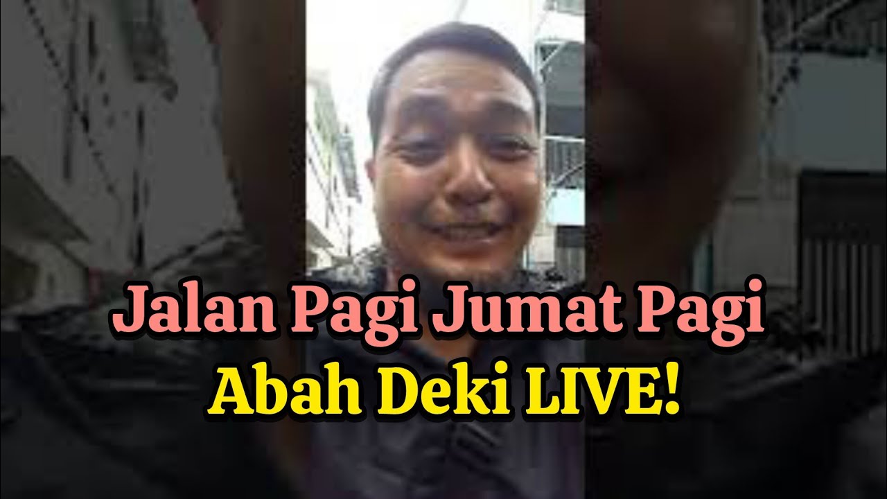 jalan pagi jumat pagi !