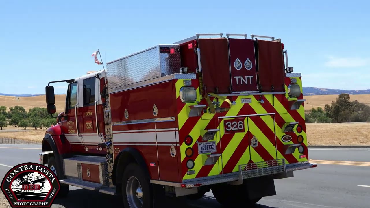 Multiple Units Responding To The Avila Fire