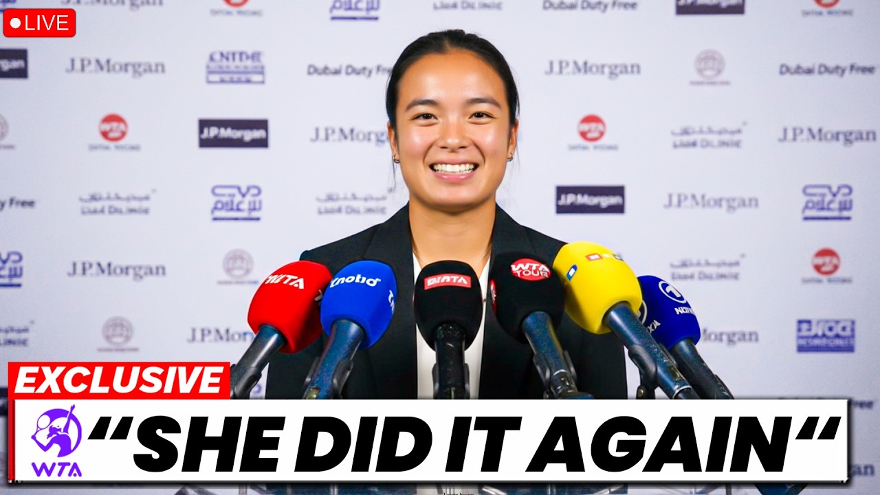 Alex Eala DOES IT AGAIN — Quarterfinals in Dubai After STUNNING Win