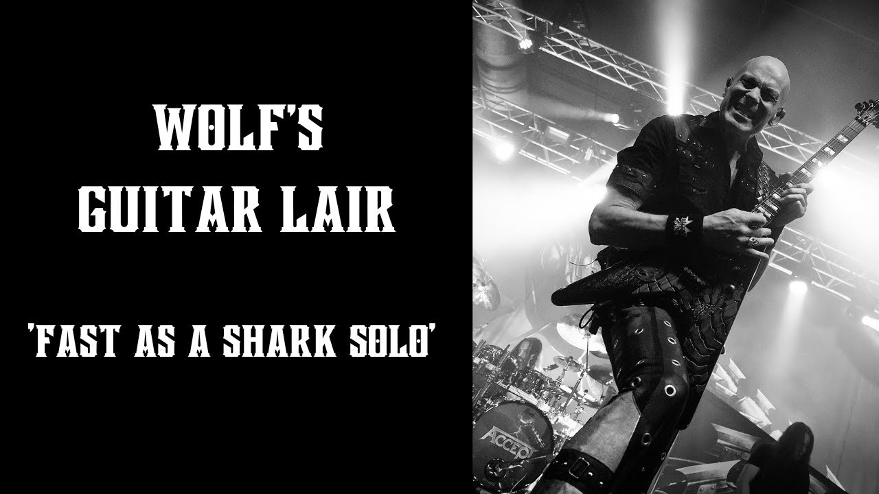 Wolf's Guitar Lair . Fast as Shark Solo