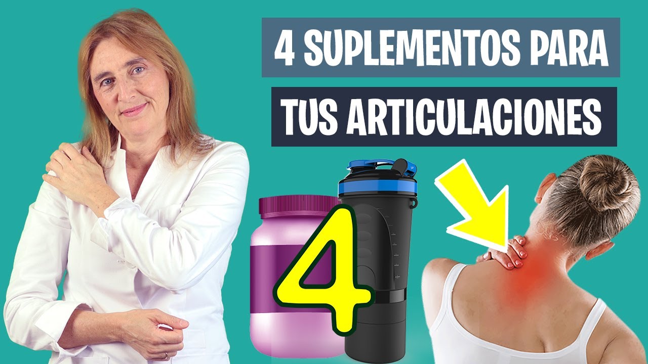 4 INCREÍBLES SUPLEMENTOS para tus ARTICULACIONES | Articulaciones sanas | Nutrición deportiva