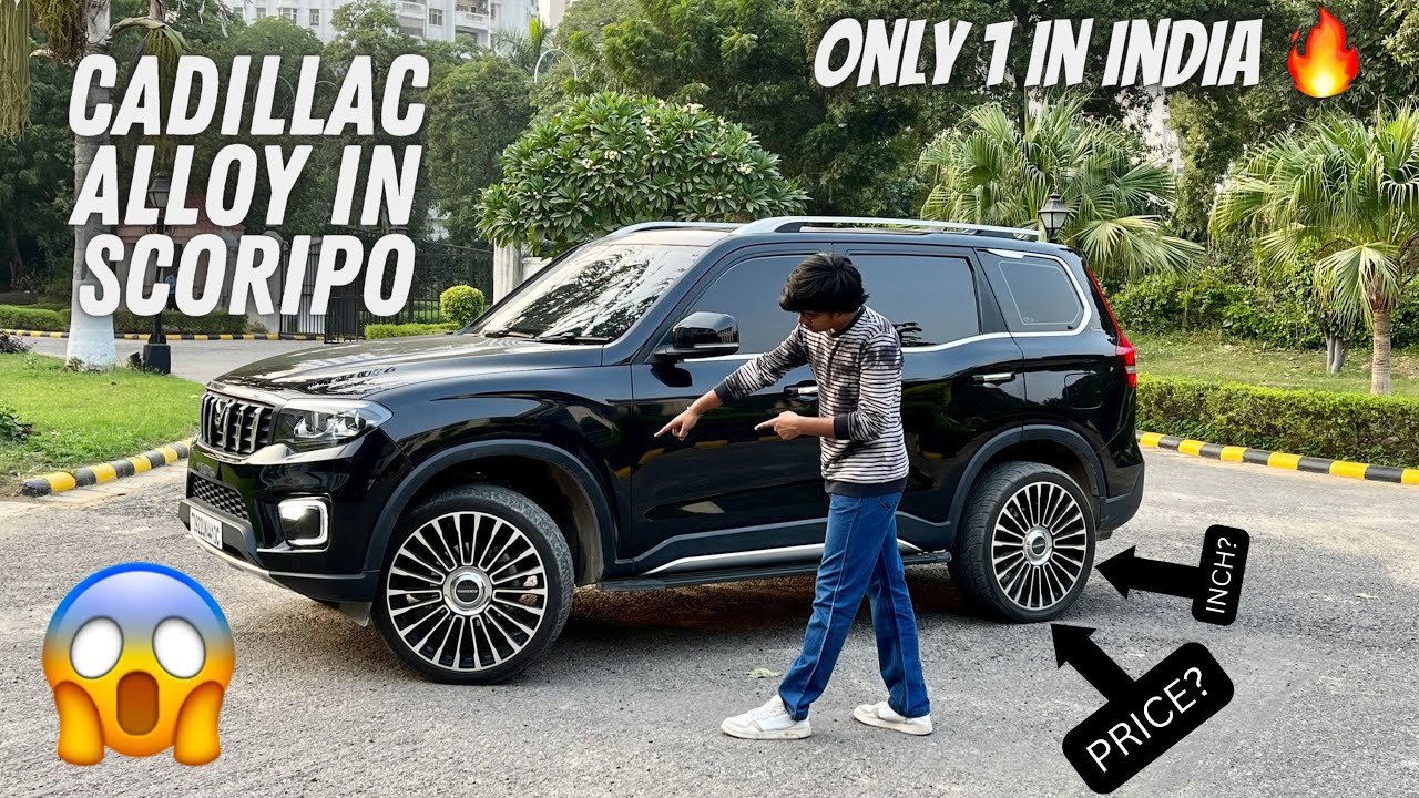 😱Scoripo N में लगवा दिये इतने बड़े Alloy Wheel ये हें India की पहेली Scorpio 👌😍 Full Modified 👌