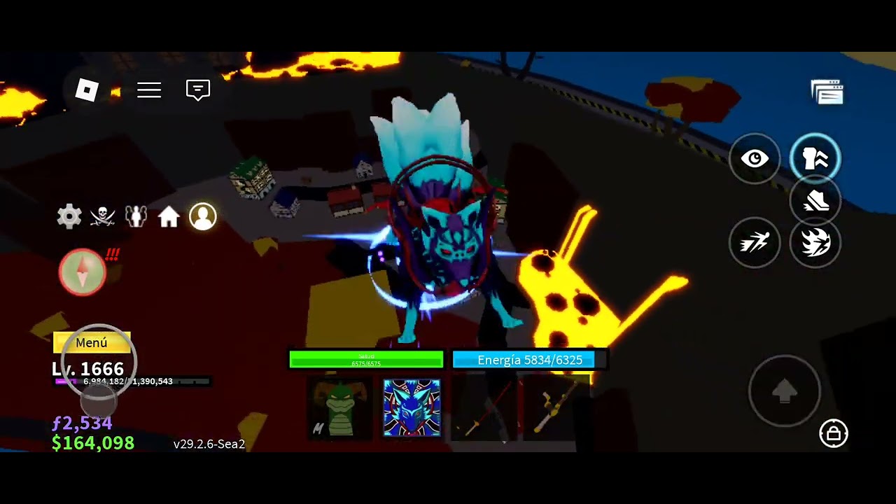 Volví a jugar a blox fruits 