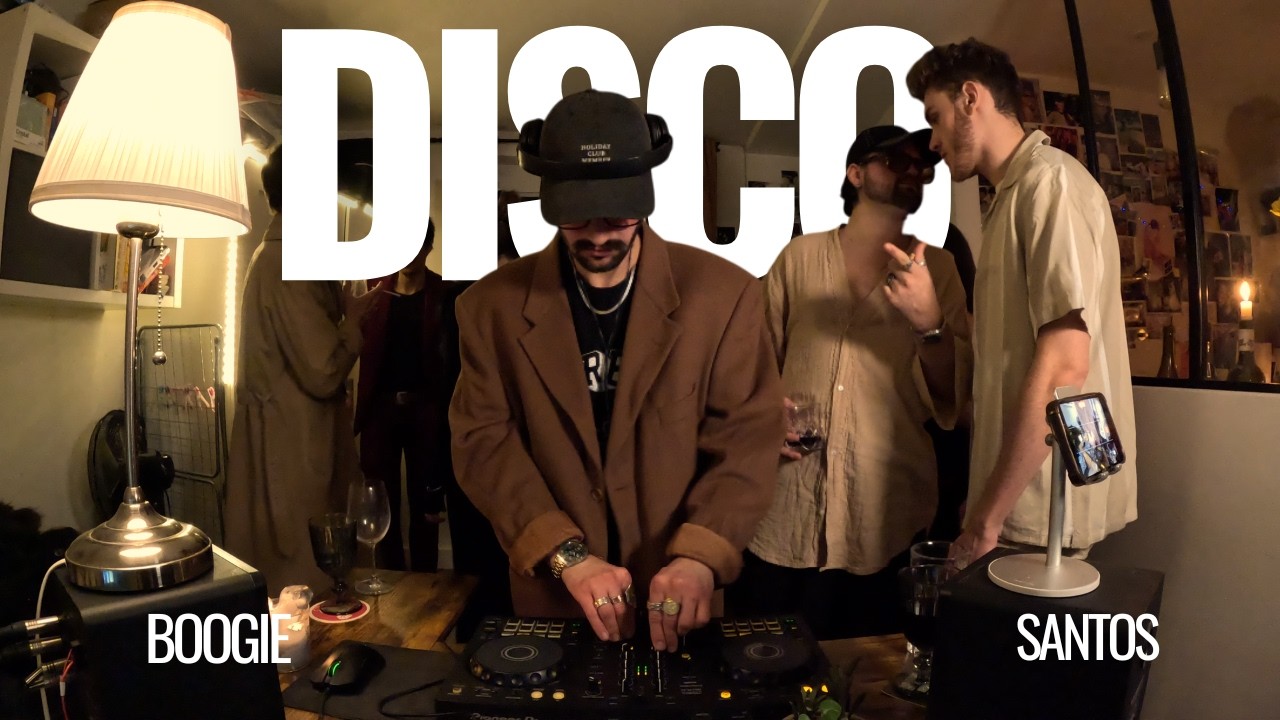 100% Disco & Boogie mix 🪩 | Funky Feel Good Grooves by SANTOS
