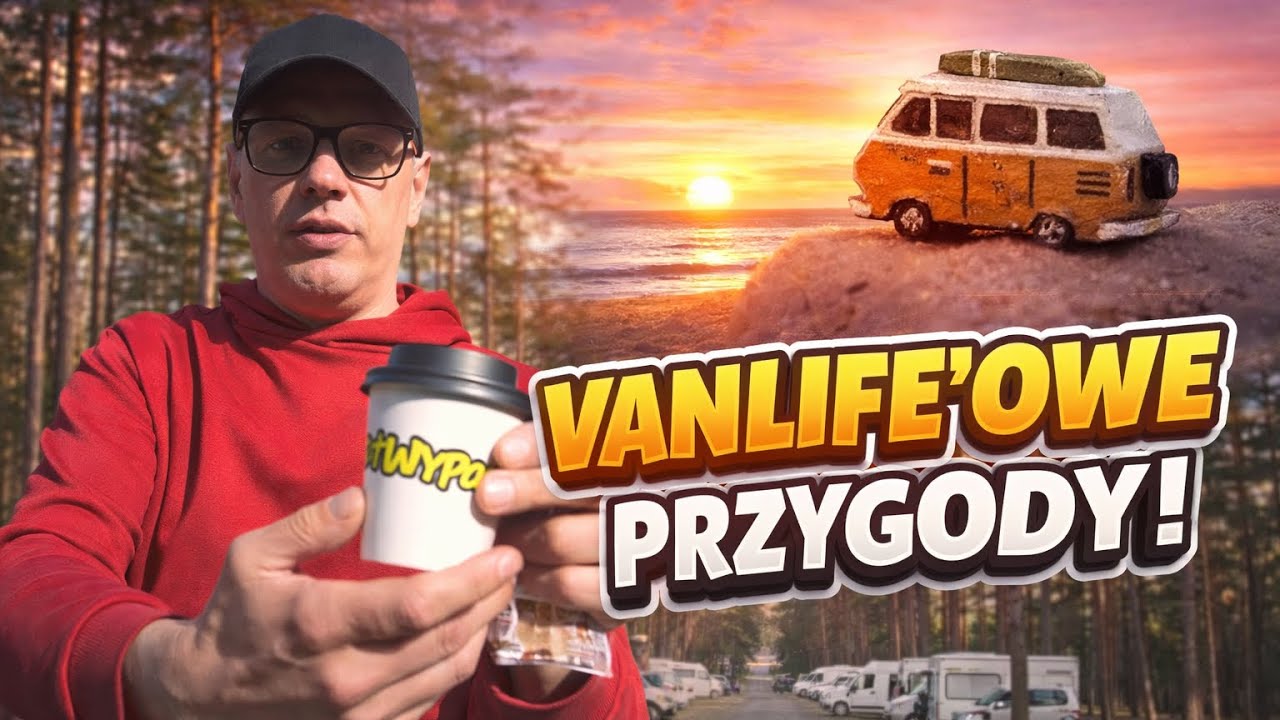 Vanlife’owe przygody na Mierzei Wiślanej! 🌅 Kampery, bursztyny i zachody słońca 