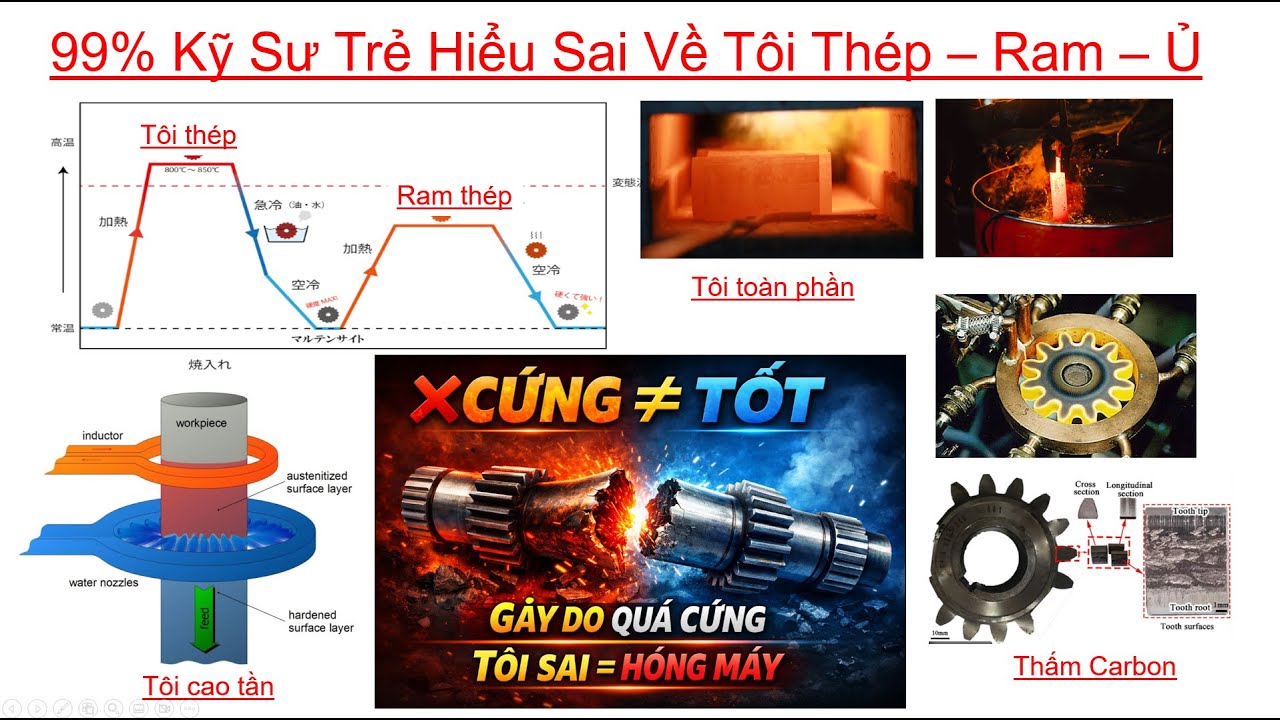 99% Kỹ Sư Trẻ Hiểu Sai Về Tôi Thép – Ram – Ủ!
